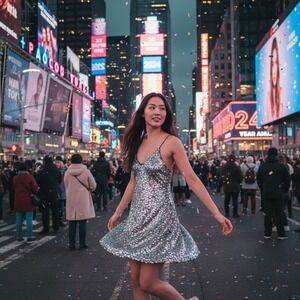 NWT Zara Women's Small Sequin Spaghetti Mini Slip A-line Dress Silver Sparkle